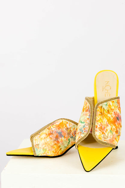 Summer Breeze Yellow Bag + Mini Heels