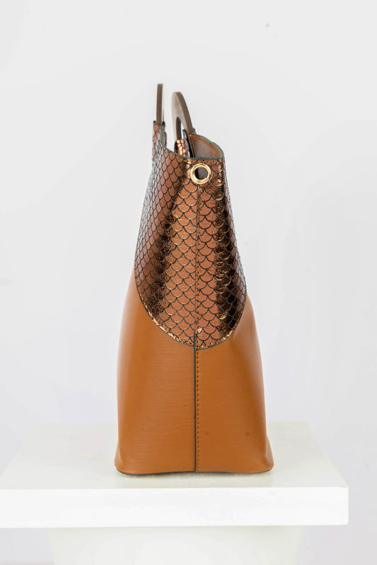 Timeless Brown Leather Tote