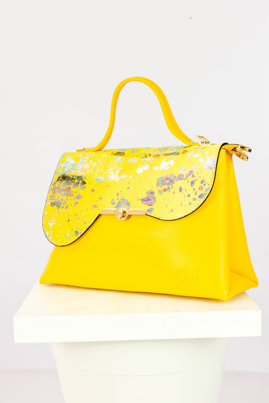 Sunny Yellow Satchel Bag