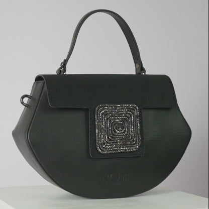 Onyx Black Handbag + Wedges